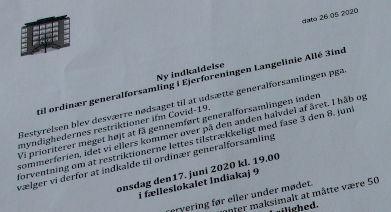 Husk generalforsamlingen 17. juni